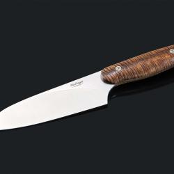 Curly Koa Evolution Chef Knife with 140 mm blade