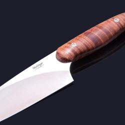 New Generation 8" Chef Knife Fiddleback Maple Handle