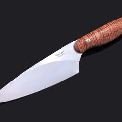New Generation Chef Knife 150mm Blade - Curly Koa Handle