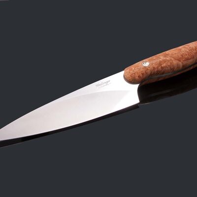 New Generation Chef Knife 152mm Blade with Maple Burl Handle