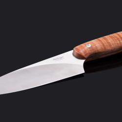 Evolution Chef Knife 140mm Blade with Fiddleback Maple Handle other view
