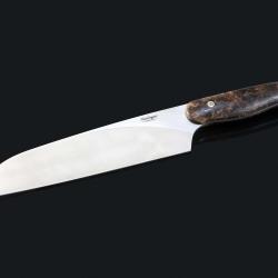 Evolution Chef Knife with Spalted Maple Handle 200mm