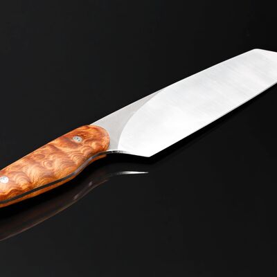 Evolution chef 198mm blade with quilted maple handle