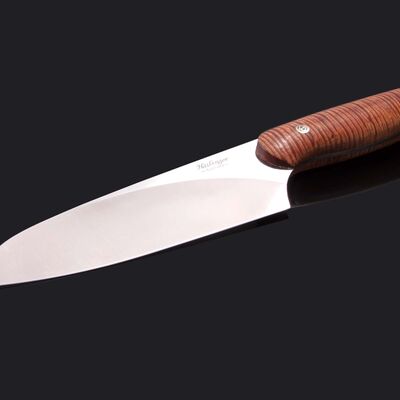 Evolution Chef Knife 140mm Blade with Curly Koa Handle