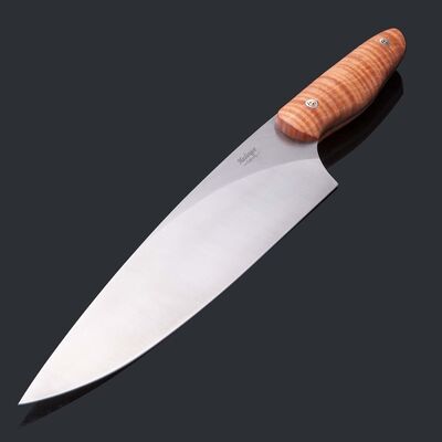 New Generation Chef Knife 254mm Blade - Fiddleback Maple Handle main view