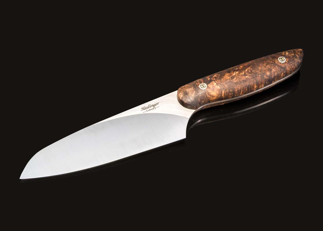 Evolution Chef Knife with Spalted Maple Handle 140mm